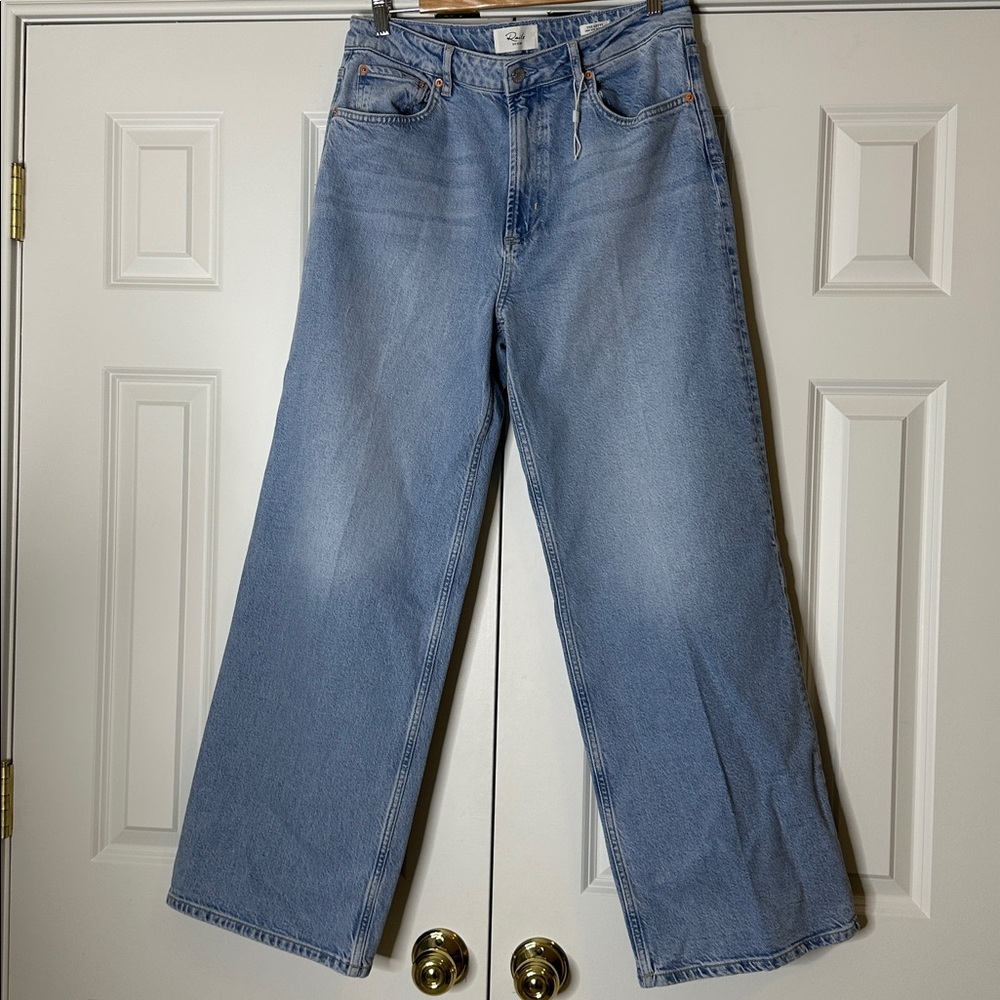 Rails The Getty High Rise Wide Leg Denim Blue Jean NWOT Sz31 - Picture 3 of 9